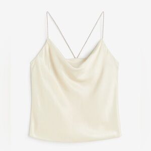 H&M Satin Ivory Camisole